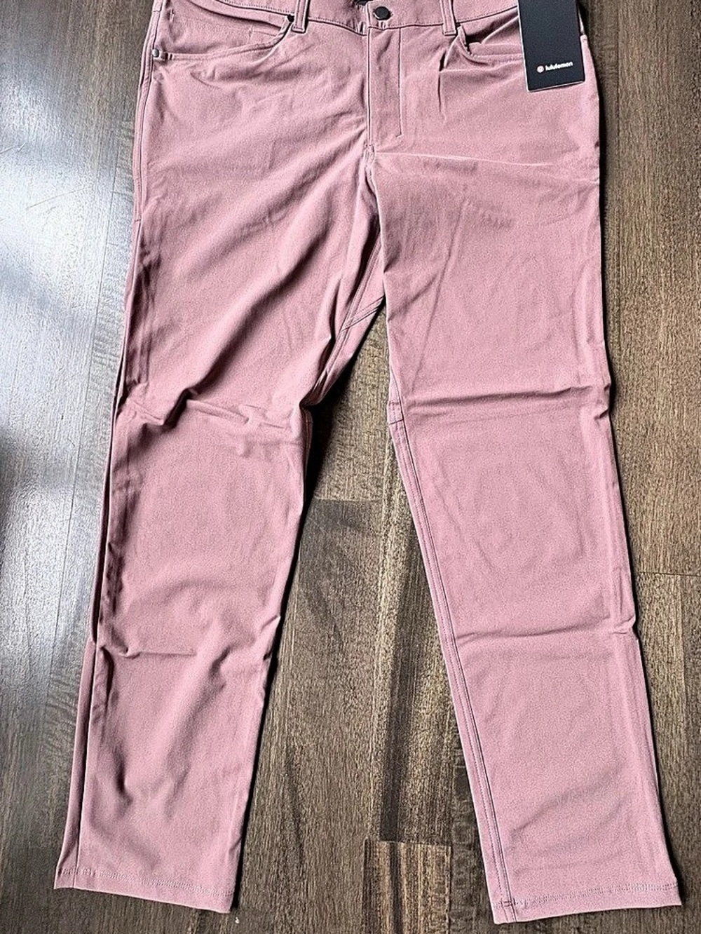 Lululemon ABC Pant Slim 36” x 32”, smoky topaz (pinkish brown), new with tags.